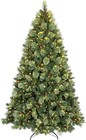 8 Ft Prelit Artificial Christmas Tree Pine Tree With 820 Lights Pe Pvc 1897 Tips