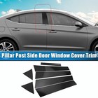 X Autohaux 8 Pcs Car Window Cover Trim For Hyundai Elantra 2017 2018