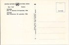 United Nations Guyana Flag 1966 Admission Date Un New York Gen  ve Postcard