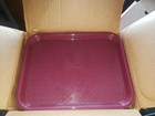 Traymax 10   x14    Burgundy Standard Plastic Fast Food Cafeteria Tray  box Of 2