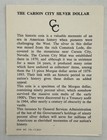 Genuine 1880-cc Gsa Coa Only    No Coin Or Box      Bonus Card  Free Us Shipping