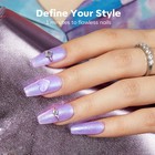  Chameleon Nail Polish Set 6 Colors  Green Glitter Pink Blue Purple Holographic 