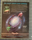 Print Ad 1983 The Cosmic Balance Atari  Apple Video Game Computer Software Rare