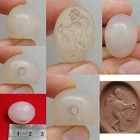 Roman Agate Old Rock Crystal Stone Seal Intaglio Bead