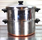 Revere Ware Usa 6 Qt Steamer Insert Dutch Pot Oven Copper Bottom Pan Clean