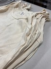Lot Of 10 - Vintage Retro - Ladies Cotton Natural Spaghetti Strap Tanks  new 