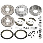 Front Brake Drum Wheel Cylinder Plate Kit For Honda Foreman 450 Trx450 1998-2001