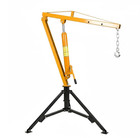 Hitch Mounted Hydraulic Truck Crane 1000lb 360   Swivel For Pickup