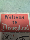 1958 Welcome To Disneyland  Brochure  original 