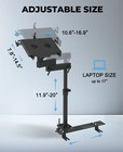Adjustable Laptop Vehicle Mount Computer Seat Mount Universal For Van Truck
