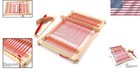 Wooden Weaving Loom - 15 6  Frame  Beginner Kit With Accessories  Kids Adults