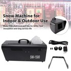Weddings 1500w Snow Machine With Wired Remote     Snowflake Maker For Christmas
