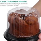 10pcs Clear Cake Carrier Round Cake Box With Lids 4 Inch Plastic Containers F   