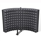 2 Fold Microphone Isolation Shield Video Studio Recording Absorber Foam Panel