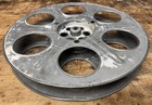 Vintage 2000  35mm Metal Feature Film Reel 14 5  Goldberg Bros  Solid