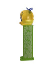 2008 Pez Tweety Bird Dispenser Yellow Crystal Head Green Floral Stem