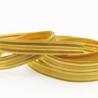 Gold Bullion Braid Shiny Ribbon Trim For Army Uniform Mariner Epaulette Stripe