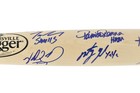The Sandlot Movie Cast Auto Black L Slugger Baseball Bat 8 Sigs Beckett Witness