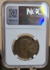 Great Britain 1 Penny 1902  Edward Vii Nice  ngc Sample Slab 