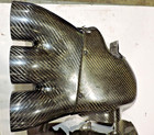  2  Debotech Carbon Fiber Front Brake Ducts 3  Outlets Late Model Nascar Arca