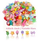 120pcs Mixed Colors Slime Charms Cute 0 6 Inch To 1 Inch 