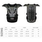 Wosawe Motocross Gear Bmx Racing Chest Armor Set Extended Elbow Knee Protector