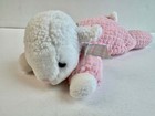 Vintage Eden Pink Terry Waffle Weave Plush Floppy White Lamb Sheep Baby Lovey