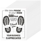 500 Pcs Paper Floor Mats For Cars  16 x20  Disposable Car Floor Mats 500 Pack