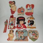 Vintage Valentine s Day Cards Lot Of 10 Children 1950s Mcm Holiday Ephemera