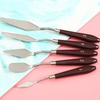 5pcs set Oil Painting Ink Knives Palette Scraper Spatula Set Stainless Steel