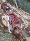 25    Handmade Carbon Steel Machete   Rosewood Handle   Leather Sheath
