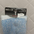 Vintage Thorlo Skx-13 Ski Socks Medium Weight Usa 10-13 Dupont Thermax Blue New