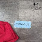 Yonique Twist Front High Waist Bikini Swimsuit Size M