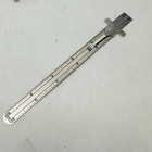  lot Of 6  Vintage Pocket Scale Executive Stainless Steel 6    Depth Gauge
