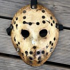 Jason Voorhees Mask  Never Hike Alone Inspired  Custom Hand-painted