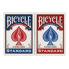 Bicycle Standard Playing Cards  Poker Size Deck Of Cards  Red   Blue  2 Pack 