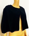 Vintage Jw Velvet Black Velvet  Cape