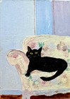 Aceo Custom Pet Portrait Painting  Original Mini Painting Pets 2 5 X 3 5  Ooak 