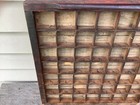Antique Wooden Printers Drawer Hamilton Letterpress Type Shadow Box 16  X 17  J3