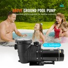Above Ground Swimming Pool Pump Single Speed 1 Hp 80 Gpm 110v   240v