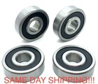  4 Qty  Zen 6200-2rs C3 Deep Groove Ball Bearing  Rubber Sealed 10x30x9 Mm