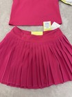 Nwt All In Motion Girls Pink Athletic Skort  top  Tank Medium Skort Small New 