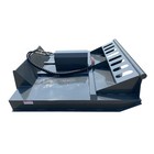 Agrotk Rc72 Skid Steer Brush Cutter Mower 72in Heavy Duty 2 Blades Attachment