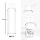 2 Pack 8 Oz Travel Squeeze Bottles With Flip Caps Refillable Empty Plastic