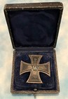 1914 Iron Cross 1st Class Low Vaulted  850 Silver Original Presentation Case