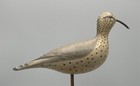 Mason Decoy Factory 1982 Golden Plover Shorebird Decoy In Fall Plumage