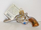 2018 - Western Revolver  - Old World Christmas -blown Glass Ornament New W tag