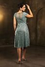 Womens Dresses For Mother Of The Bride V-neck Cap Sleeves A-line Plus Size