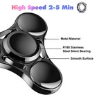 Metal Rainbow Fidget Spinner Ufo Hand Finger Toy Stress Relief Focus Gift