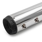 Polished 2 Into 1 Full Length Exhaust Pipe For Harley M8 Touring Street Glide